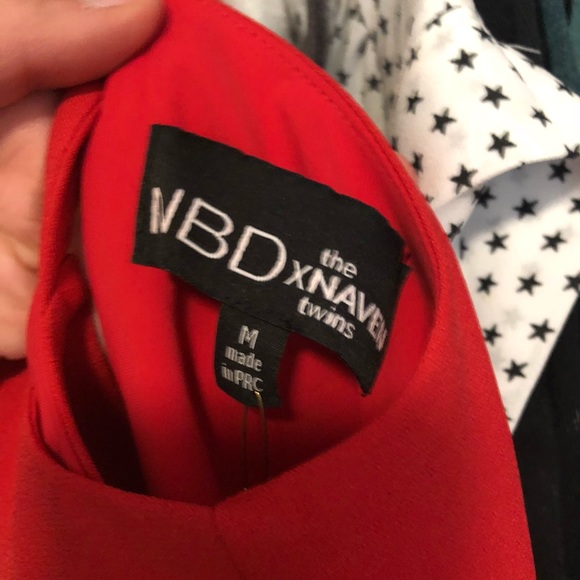 NBD X Naven Twins Beyond Love Lace Up Mini Dress - Picture 7 of 8